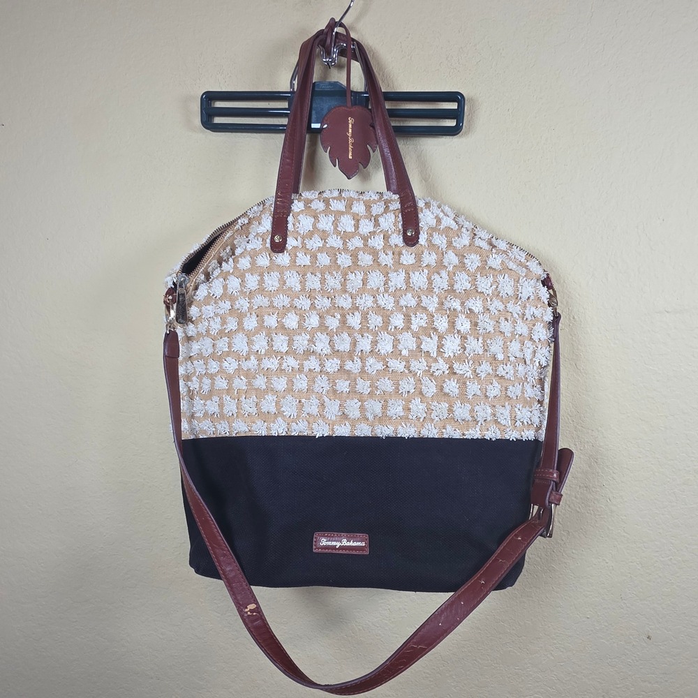 Tommy‎ Bahama Woven Tote Bag Beach Travel Shoulder Bag vacation cruise